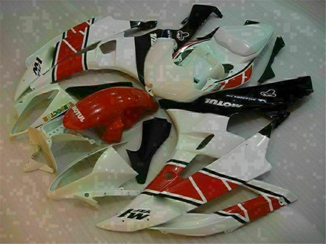 Rouge Blanc Carénages Moto & Carrosserie Yamaha R6 2006-2007 Rouge Blanc Carénages Moto & Carrosserie Yamaha R6 2006-2007