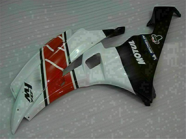 Rouge Blanc Carénages Moto & Carrosserie Yamaha R6 2006-2007 Rouge Blanc Carénages Moto & Carrosserie Yamaha R6 2006-2007