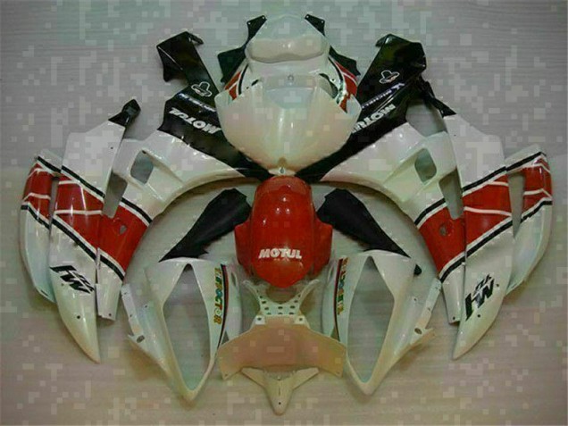 Rouge Blanc Carénages Moto & Carrosserie Yamaha R6 2006-2007 Rouge Blanc Carénages Moto & Carrosserie Yamaha R6 2006-2007