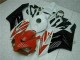 Rouge Blanc Carénages Moto Honda CBR 1000 RR 2004-2005