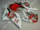 Rouge Blanc Carénages Moto Suzuki GSXR 1000 K5 2005-2006 Rouge Blanc Carénages Moto Suzuki GSXR 1000 K5 2005-2006