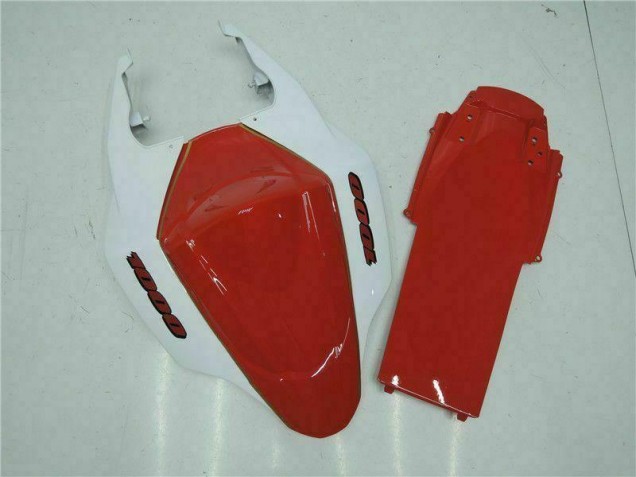 Rouge Blanc Carénages Moto Suzuki GSXR 1000 K7 2007-2008 Rouge Blanc Carénages Moto Suzuki GSXR 1000 K7 2007-2008