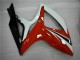 Rouge Blanc Carénages Moto Suzuki GSXR 600 / 750 K6 2006-2007 Rouge Blanc Carénages Moto Suzuki GSXR 600 / 750 K6 2006-2007