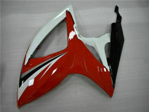 Rouge Blanc Carénages Moto Suzuki GSXR 600 / 750 K6 2006-2007 Rouge Blanc Carénages Moto Suzuki GSXR 600 / 750 K6 2006-2007