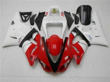 Rouge Blanc Carénages Moto Yamaha R1 1998-1999