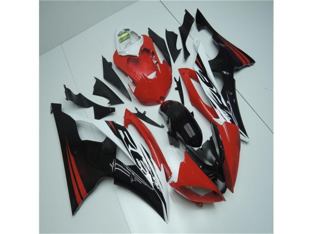 Rouge Blanc Carénages Moto Yamaha R6 2008-2016 Rouge Blanc Carénages Moto Yamaha R6 2008-2016