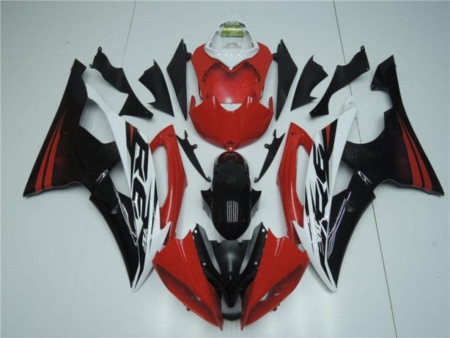 Rouge Blanc Carénages Moto Yamaha R6 2008-2016 Rouge Blanc Carénages Moto Yamaha R6 2008-2016