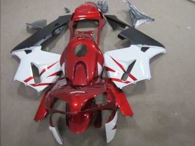 Rouge Blanc Carrosserie Moto Honda CBR 600 RR 2003-2004