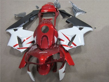 Rouge Blanc Carrosserie Moto Honda CBR 600 RR 2005-2006