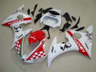 Rouge Blanc Carrosserie Moto Yamaha R6 2003-2005