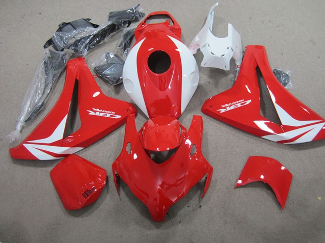 Rouge Blanc Fireblade Carénage Moto Honda CBR 1000 RR 2008-2011 Rouge Blanc Fireblade Carénage Moto Honda CBR 1000 RR 2008-2011