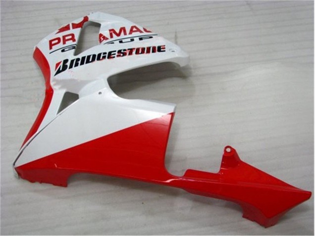 Rouge Blanc Kit Carénages Motos Honda CBR 600 RR 2005-2006 Rouge Blanc Kit Carénages Motos Honda CBR 600 RR 2005-2006