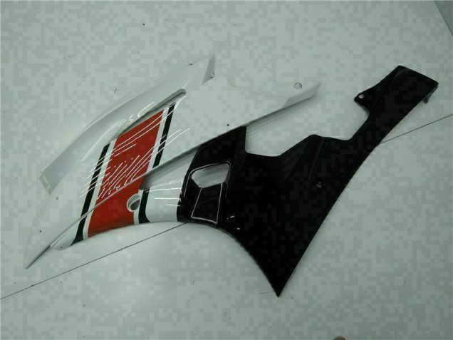 Rouge Blanc Kit Carénages Motos Yamaha R6 2006-2007 Rouge Blanc Kit Carénages Motos Yamaha R6 2006-2007