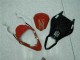 Rouge Blanc Kit Carénages Motos Yamaha R6 2006-2007 Rouge Blanc Kit Carénages Motos Yamaha R6 2006-2007