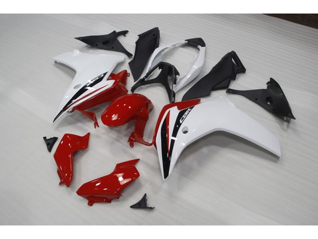 Rouge Blanc Noir Carénage Moto Honda CBR 600 F 2011-2013 Rouge Blanc Noir Carénage Moto Honda CBR 600 F 2011-2013