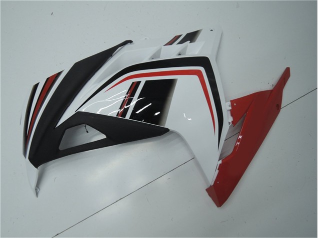 Rouge Blanc Noir Carénage Moto Kawasaki EX300 2013-2016