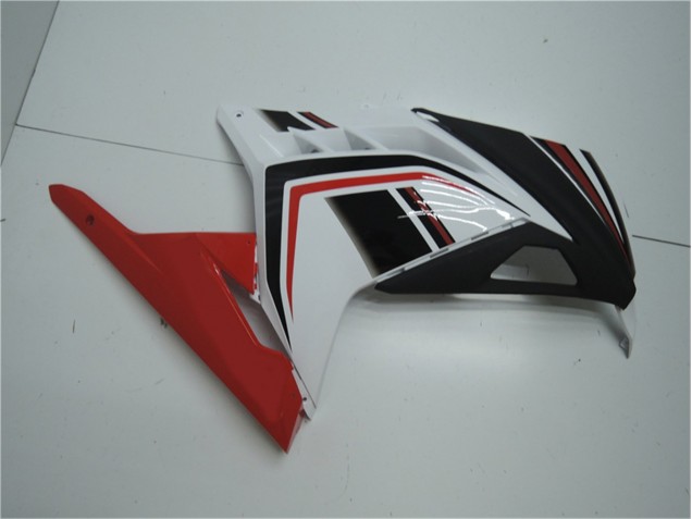 Rouge Blanc Noir Carénage Moto Kawasaki EX300 2013-2016