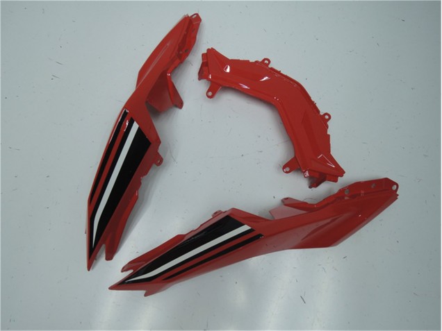 Rouge Blanc Noir Carénage Moto Kawasaki EX300 2013-2016