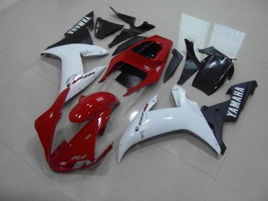 Rouge Blanc Noir Carénage Moto Yamaha R1 2002-2003