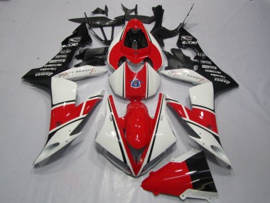 Rouge Blanc Noir Carénage Moto Yamaha R1 2004-2006