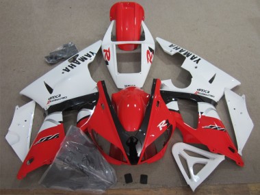 Rouge Blanc Noir Carénage Moto Yamaha R1 2009-2011