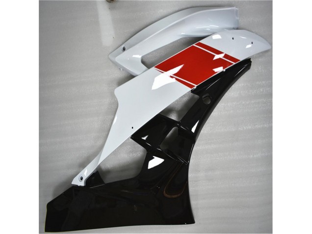 Rouge Blanc Noir Carénage Moto Yamaha R6 2006-2007 Rouge Blanc Noir Carénage Moto Yamaha R6 2006-2007