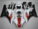 Rouge Blanc Noir Carénage Moto Yamaha R6 2006-2007 Rouge Blanc Noir Carénage Moto Yamaha R6 2006-2007