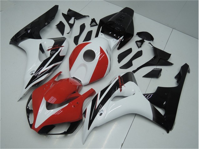 Rouge Blanc Noir Carénages Moto Honda CBR 1000 RR 2006-2007 Rouge Blanc Noir Carénages Moto Honda CBR 1000 RR 2006-2007