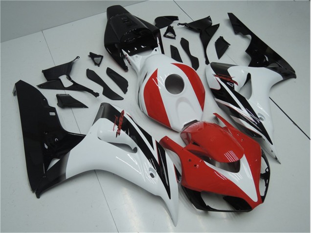 Rouge Blanc Noir Carénages Moto Honda CBR 1000 RR 2006-2007 Rouge Blanc Noir Carénages Moto Honda CBR 1000 RR 2006-2007