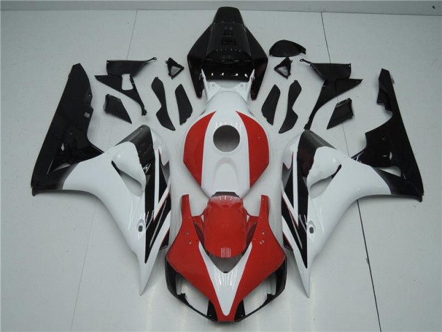 Rouge Blanc Noir Carénages Moto Honda CBR 1000 RR 2006-2007 Rouge Blanc Noir Carénages Moto Honda CBR 1000 RR 2006-2007