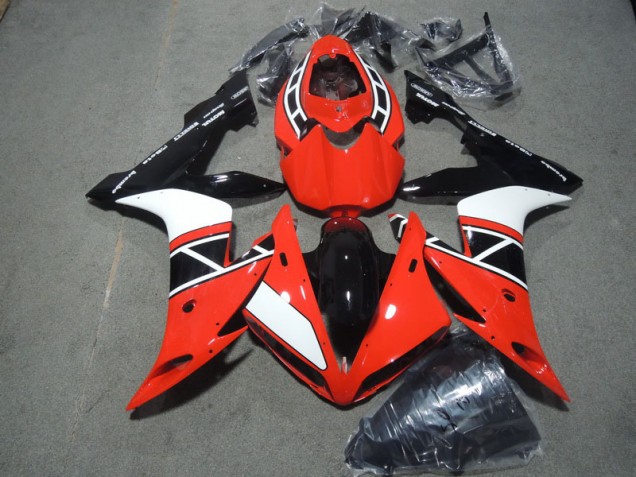 Rouge Blanc Noir Carénages Moto Yamaha R1 2004-2006 Rouge Blanc Noir Carénages Moto Yamaha R1 2004-2006