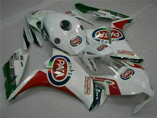 Rouge Blanc PATA Carénages Moto Honda CBR 1000 RR 2012-2016 Rouge Blanc PATA Carénages Moto Honda CBR 1000 RR 2012-2016