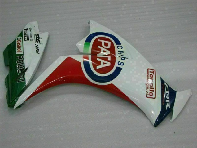 Rouge Blanc PATA Carénages Moto Honda CBR 1000 RR 2012-2016 Rouge Blanc PATA Carénages Moto Honda CBR 1000 RR 2012-2016