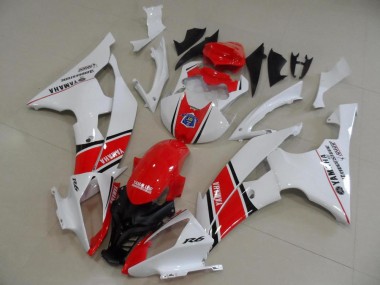 Rouge Blanc Style OEM Carénage Moto Yamaha R6 2008-2016