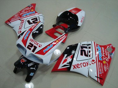 Rouge Blanc Xerox 21 Carrosserie Moto Ducati 748 916 996 996S 1993-2005