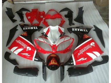 Rouge Blanc et Noir Graphique Carénage Moto Yamaha R1 2012-2014