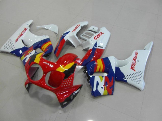 Rouge Bleu Blanc Carénage Moto Honda CBR 900 RR 893 1994-1995 Rouge Bleu Blanc Carénage Moto Honda CBR 900 RR 893 1994-1995