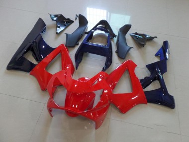 Rouge Bleu Foncé Carénage Moto Honda CBR 900 RR 929 2000-2001