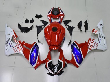 Rouge Bleu HRC Carénage Moto Honda CBR 1000 RR 2017-2023