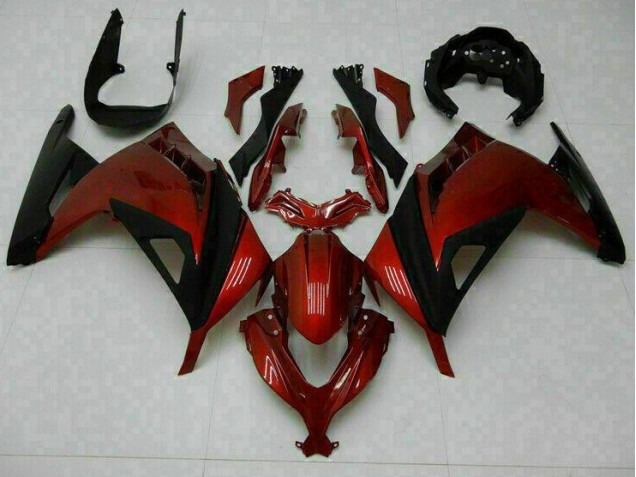 Rouge Carénage Moto Kawasaki EX300 2013-2016 Rouge Carénage Moto Kawasaki EX300 2013-2016
