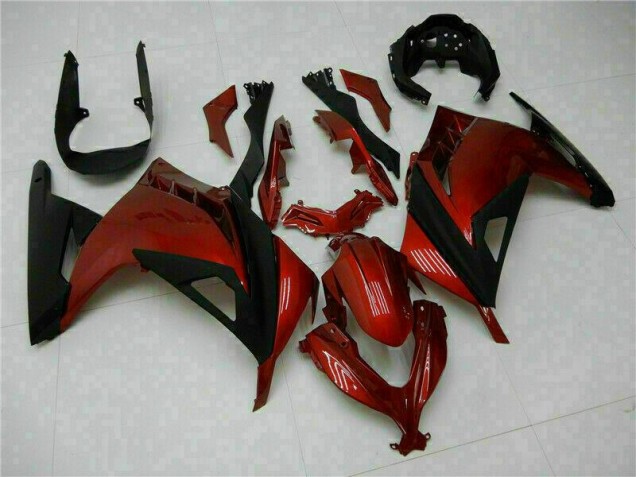 Rouge Carénage Moto Kawasaki EX300 2013-2016 Rouge Carénage Moto Kawasaki EX300 2013-2016