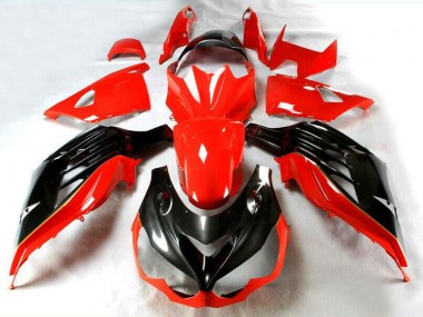 Rouge Carénage Moto Kawasaki ZX14R ZZR 1400 2012-2021