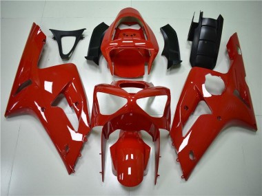 Rouge Carénage Moto Kawasaki ZX6R 2003-2004
