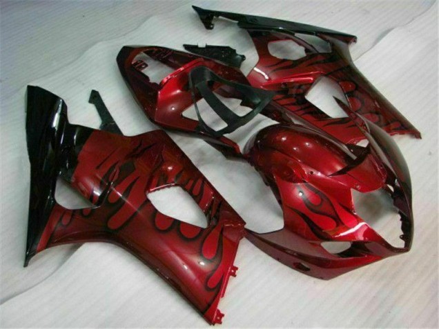 Rouge Carénage Moto Suzuki GSXR 1000 K3 2003-2004 Rouge Carénage Moto Suzuki GSXR 1000 K3 2003-2004