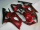 Rouge Carénage Moto Suzuki GSXR 1000 K3 2003-2004 Rouge Carénage Moto Suzuki GSXR 1000 K3 2003-2004