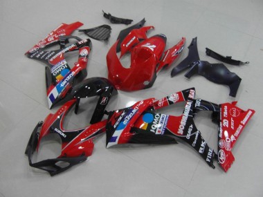 Rouge Carénage Moto Suzuki GSXR 1000 K7 2007-2008
