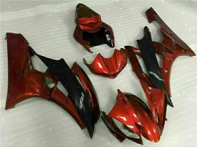 Rouge Carénage Moto Yamaha R6 2006-2007 Rouge Carénage Moto Yamaha R6 2006-2007