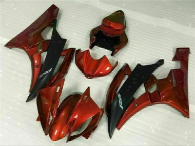 Rouge Carénage Moto Yamaha R6 2006-2007