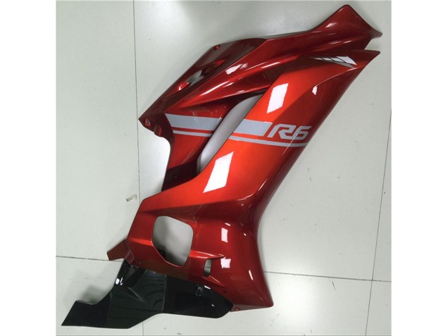 Rouge Carénage Moto Yamaha R6 2017-2023 Rouge Carénage Moto Yamaha R6 2017-2023