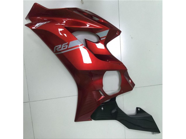Rouge Carénage Moto Yamaha R6 2017-2023 Rouge Carénage Moto Yamaha R6 2017-2023